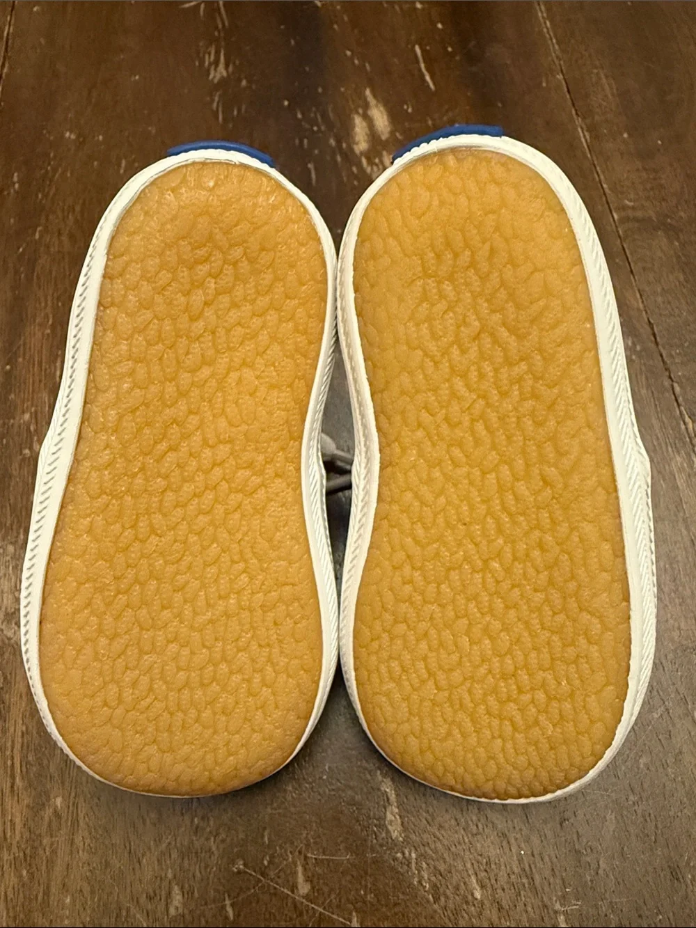 Keds White Toddler Lace-Up Leather Sneakers